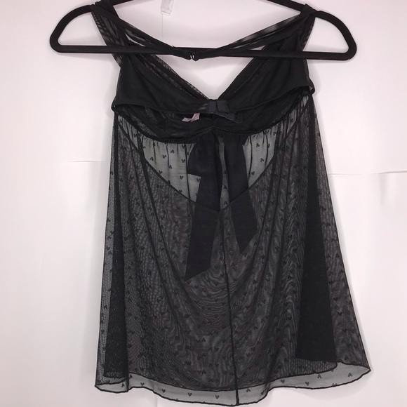 Victoria’s Secret | Black Lingerie With Hearts - Picture 2 of 4